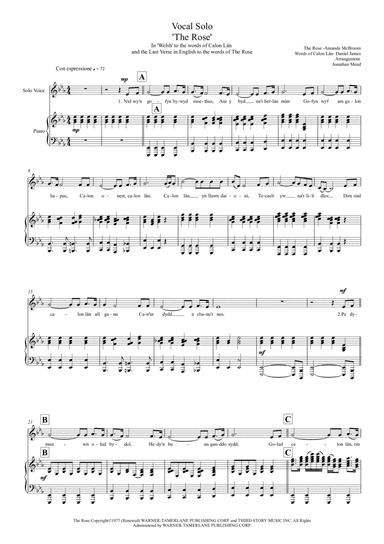 The Rose (arr. Jonathan Mead)