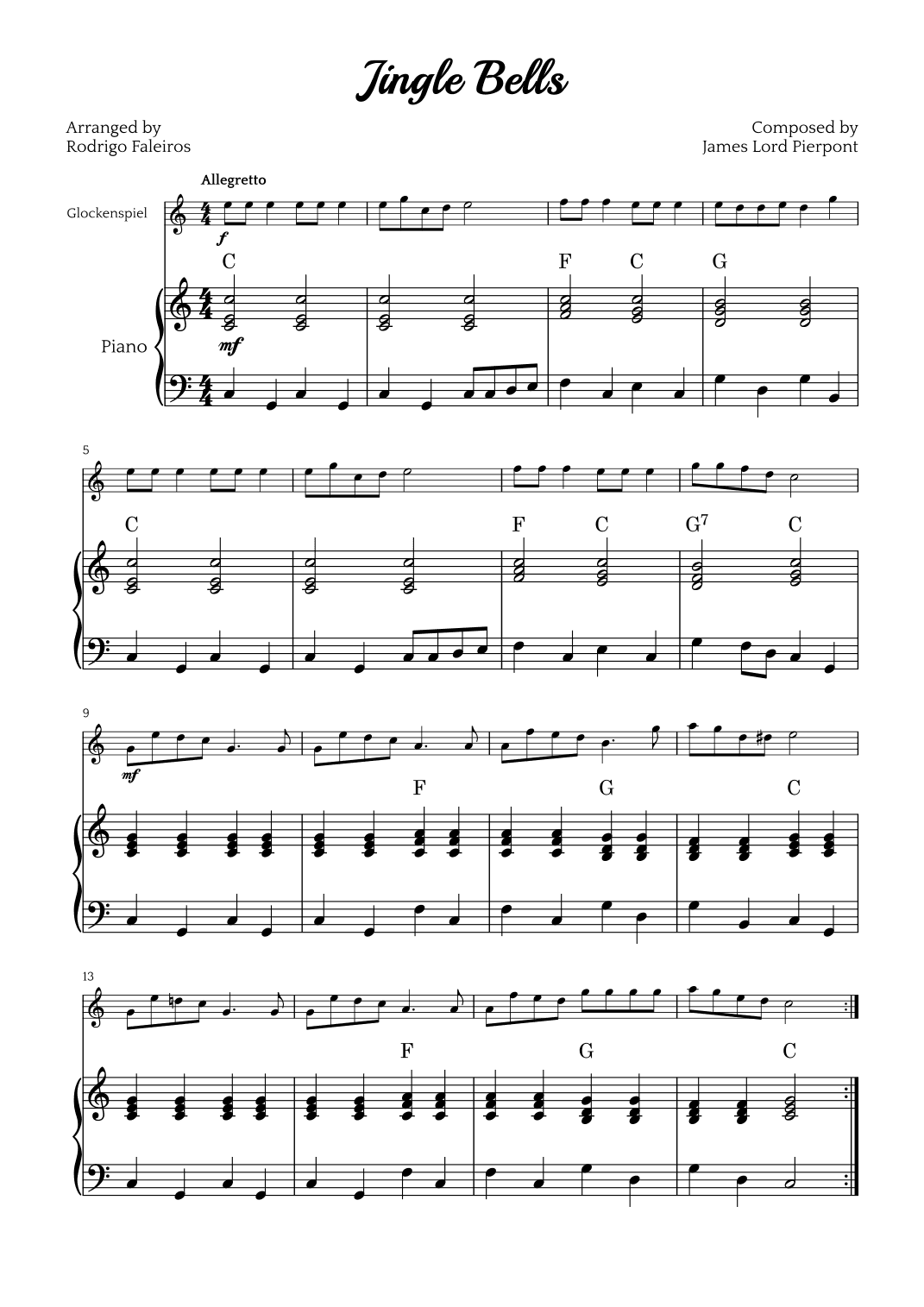 Jingle Bells (arr. Rodrigo Faleiros)