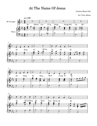 At The Name Of Jesus (arr. Tyler Adams)