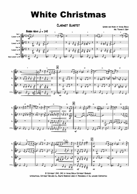 White Christmas (arr. Thomas H. Graf)