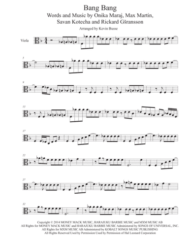 Bang Bang (arr. Kevin Busse)