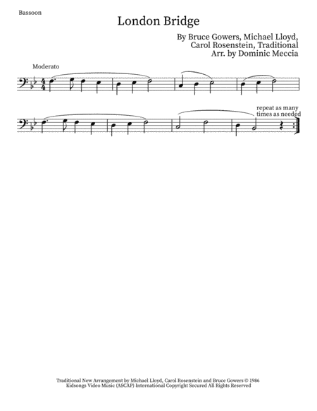 London Bridge (arr. Dominic Meccia)
