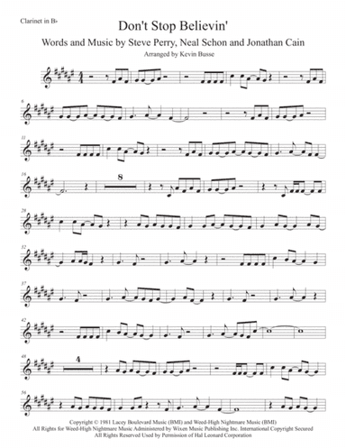Don't Stop Believin' (arr. Kevin Busse)