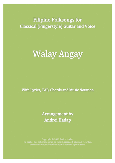 Walay Angay (Fingerstyle Guitar with TAB) (arr. Andrei Hadap)