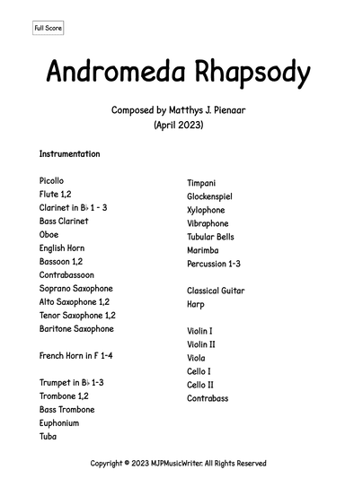 Andromeda Rhapsody