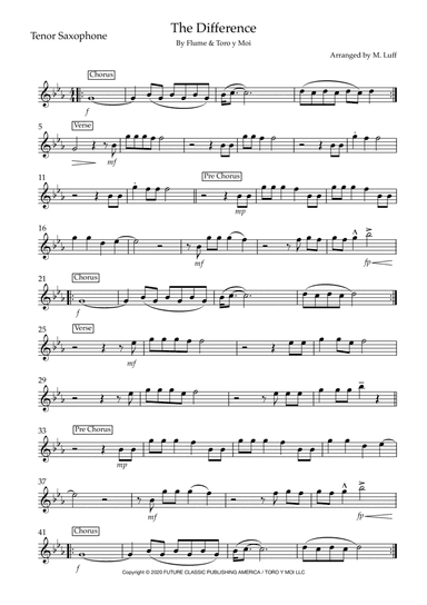 The Difference (arr. Matt Luff)