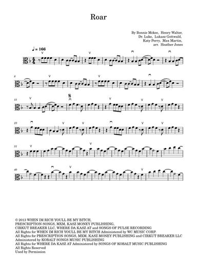 Roar (arr. Heather Jones)