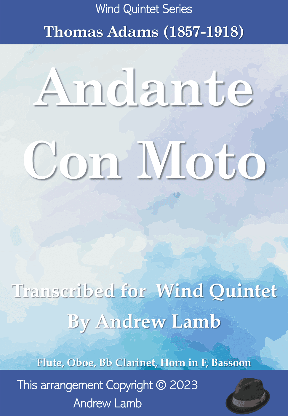 Thomas Adams | Andante Con Moto | for Wind Quintet (arr. Andrew Lamb)