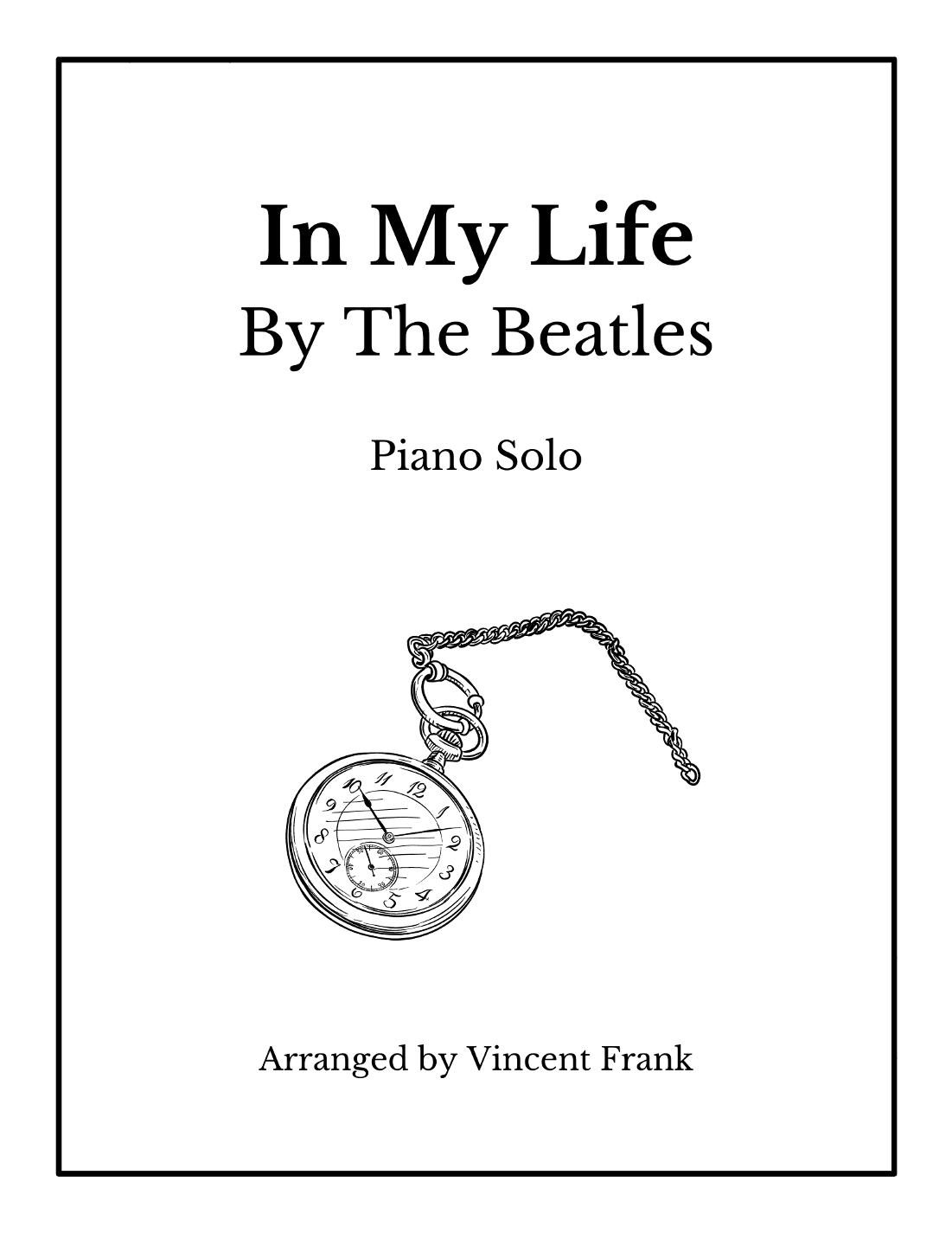 In My Life (arr. Vincent Frank)