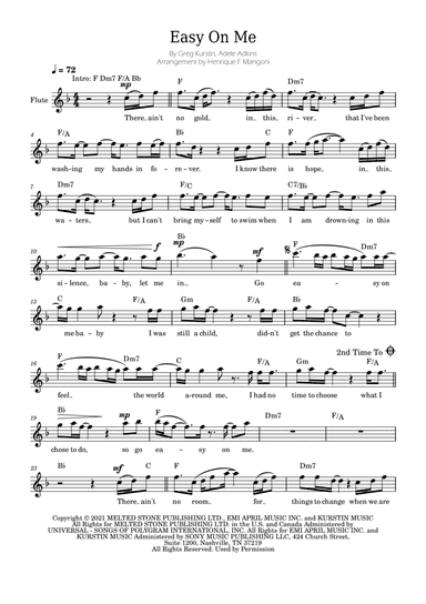 Easy On Me (arr. Henrique F Mangoni)
