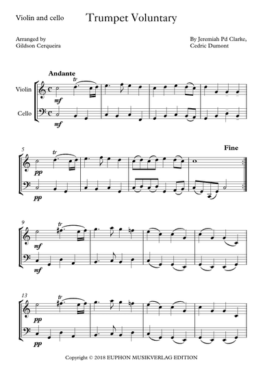 Trumpet Voluntary (arr. Gildson Cerqueira)