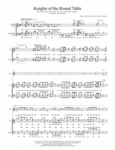 Knights Of The Round Table (arr. Arranged by James Morgan)