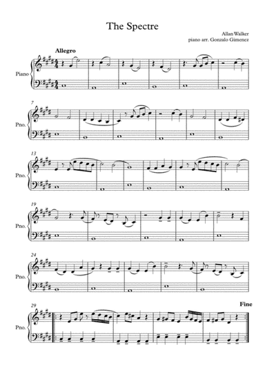 The Spectre (arr. Gonzalo Gimenez)