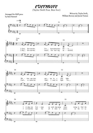 Evermore (arr. Sara Garrard)