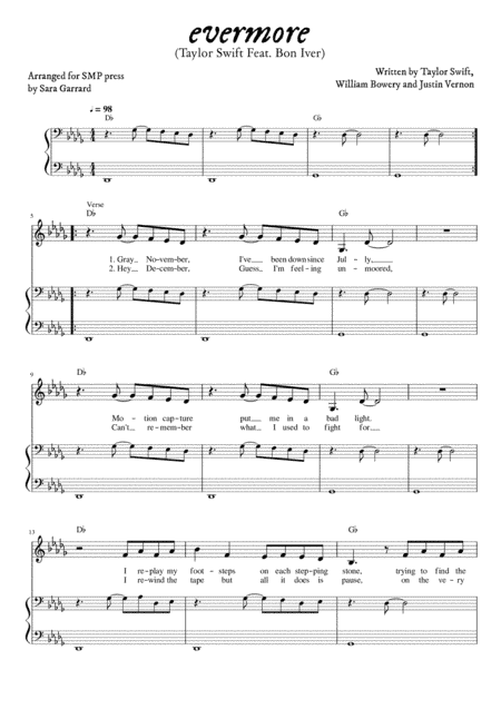 Evermore (arr. Sara Garrard)