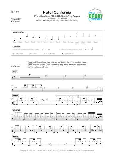 Hotel California (arr. Will Beavis)