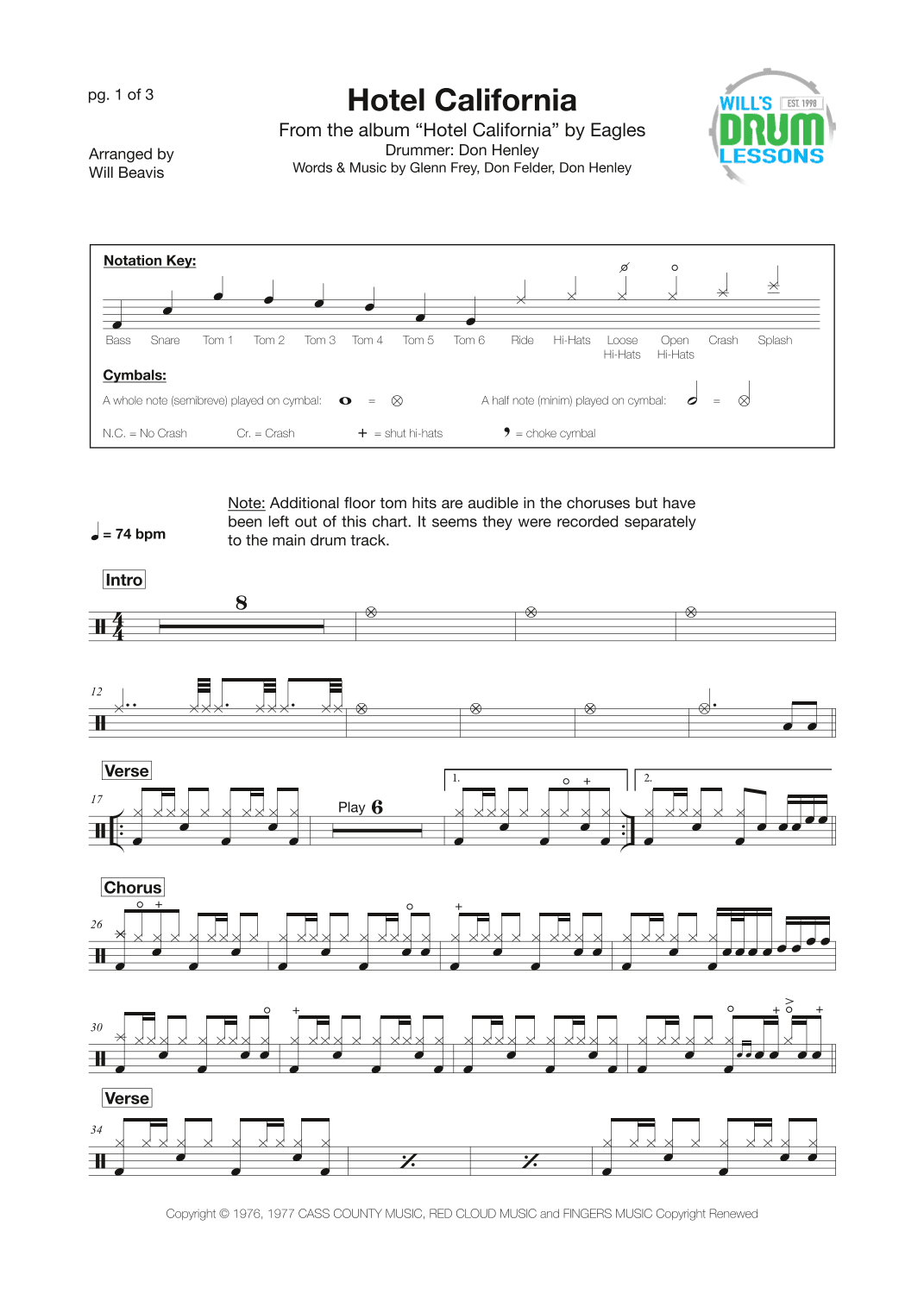 Hotel California (arr. Will Beavis)