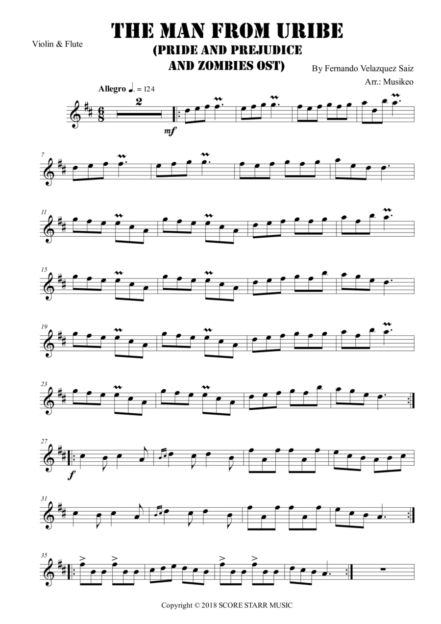 The Man From Uribe (arr. Musikeo)