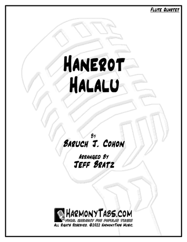 Hanerot Halalu (arr. Jeff Bratz)
