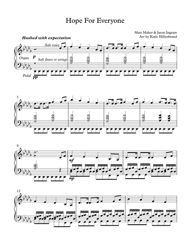 Hope For Everyone (arr. Katie Hillenbrand)