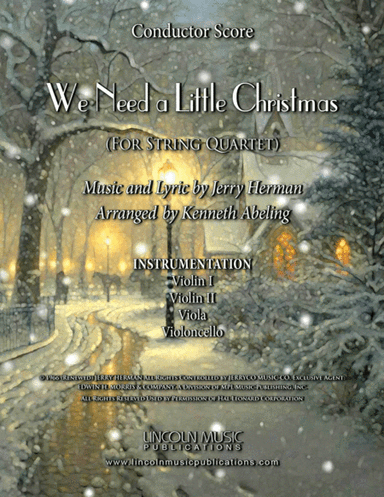 We Need A Little Christmas (arr. Kenneth Abeling)