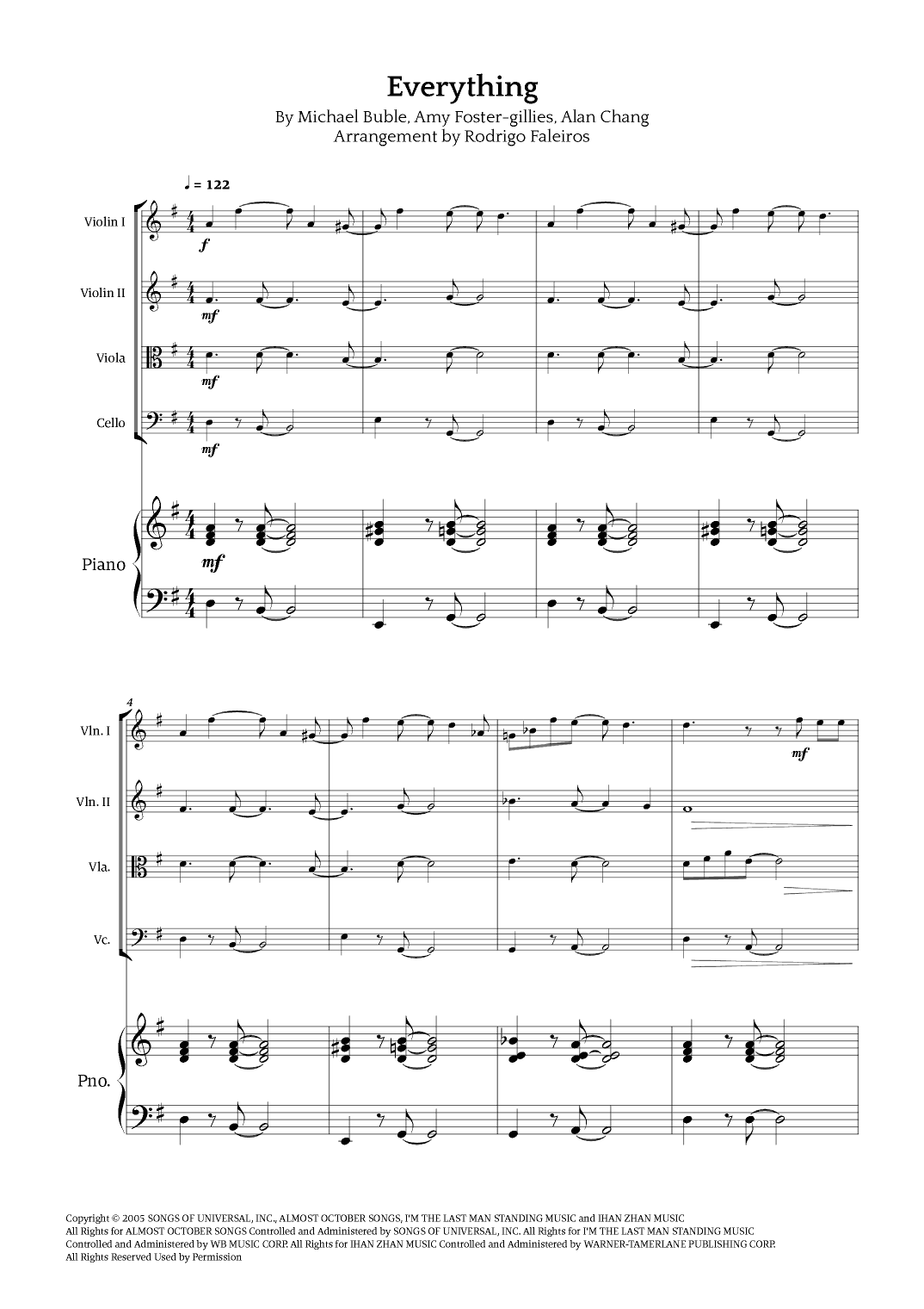 Everything (arr. Rodrigo Faleiros)