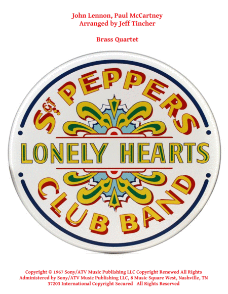 Sgt. Pepper's Lonely Hearts Club Band (arr. Jeff Tincher)