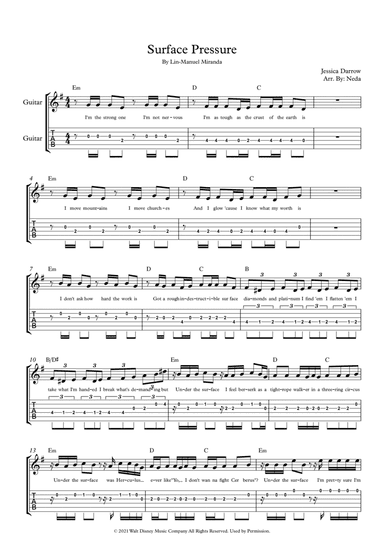 Surface Pressure (arr. Arr. Neda)
