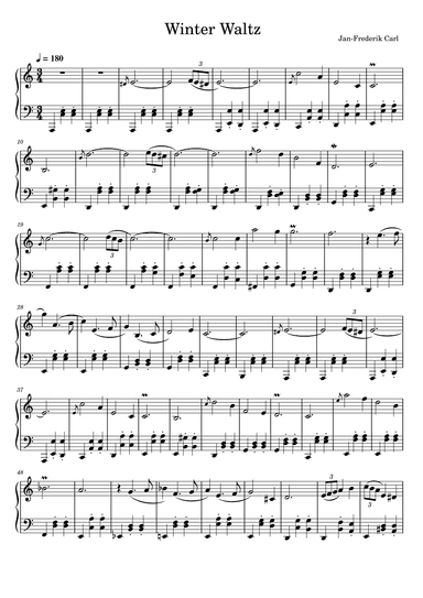 Winter Waltz (Piano)