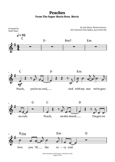 Peaches (arr. Valdir Maia)