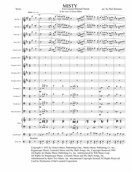 Misty (arr. Paul Hemmer)