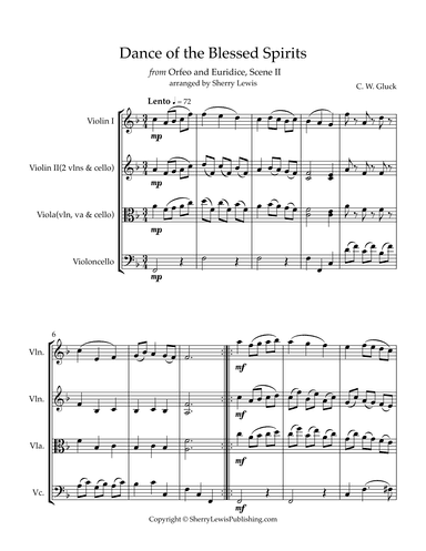 Dance of the Blessed Spirits (arr. Sherry Lewis)