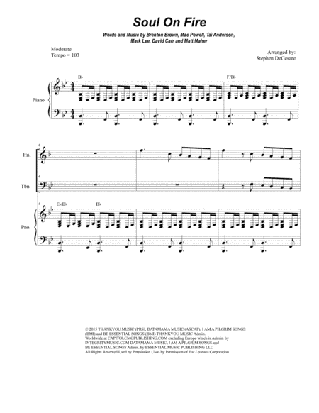 Soul On Fire (arr. Stephen DeCesare)