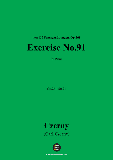 C. Czerny-Exercise No.91,Op.261 No.91 (arr. OSM Press)