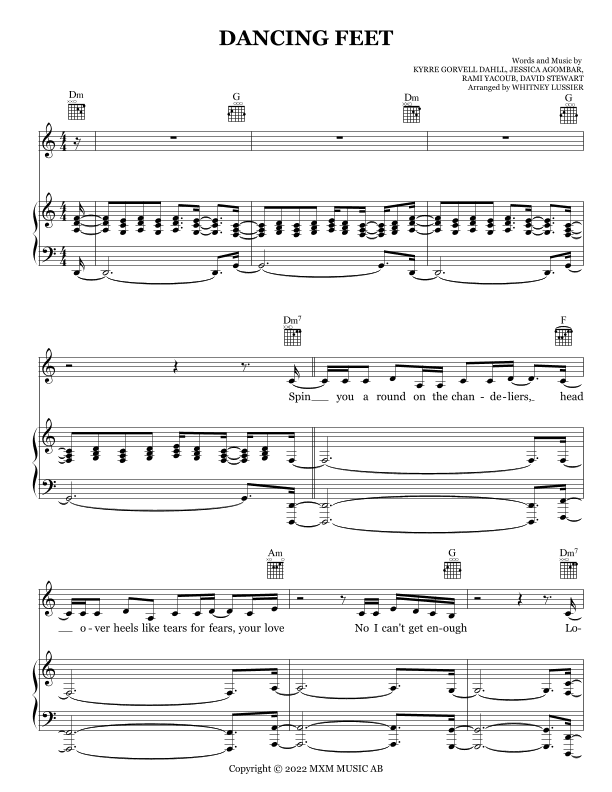 Dancing Feet (arr. Whitney Lussier)