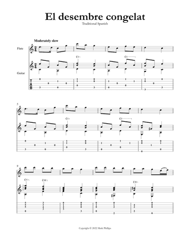 El desembre congelat (arr. Mark Phillips)
