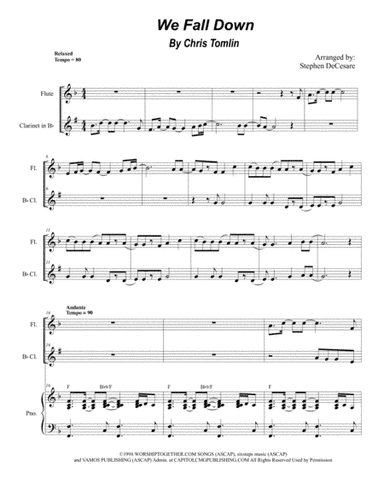 We Fall Down (arr. Stephen DeCesare)