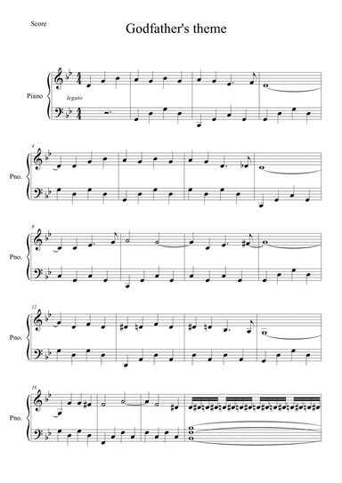Godfather (arr. Gabriel Busarello)
