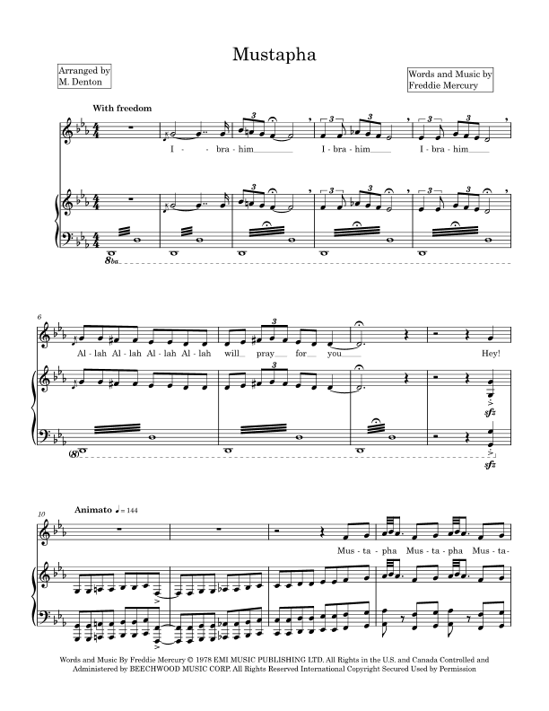 Mustapha (arr. M. Denton)