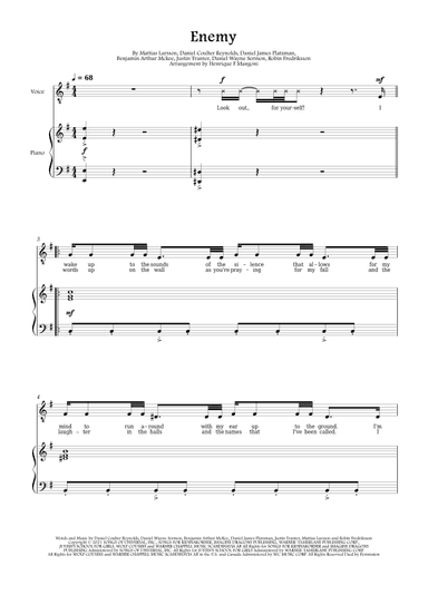 Enemy (arr. Henrique F Mangoni)