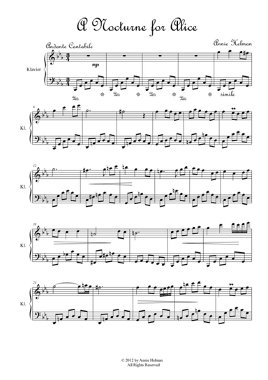 A Nocturne for Alice