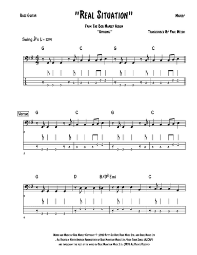 Real Situation (arr. Accubass)