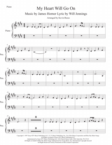 My Heart Will Go On (Love Theme from Titanic) (arr. Kevin Busse)