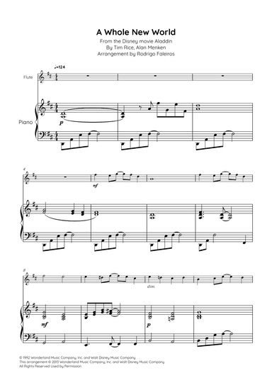 A Whole New World (arr. Rodrigo Faleiros)