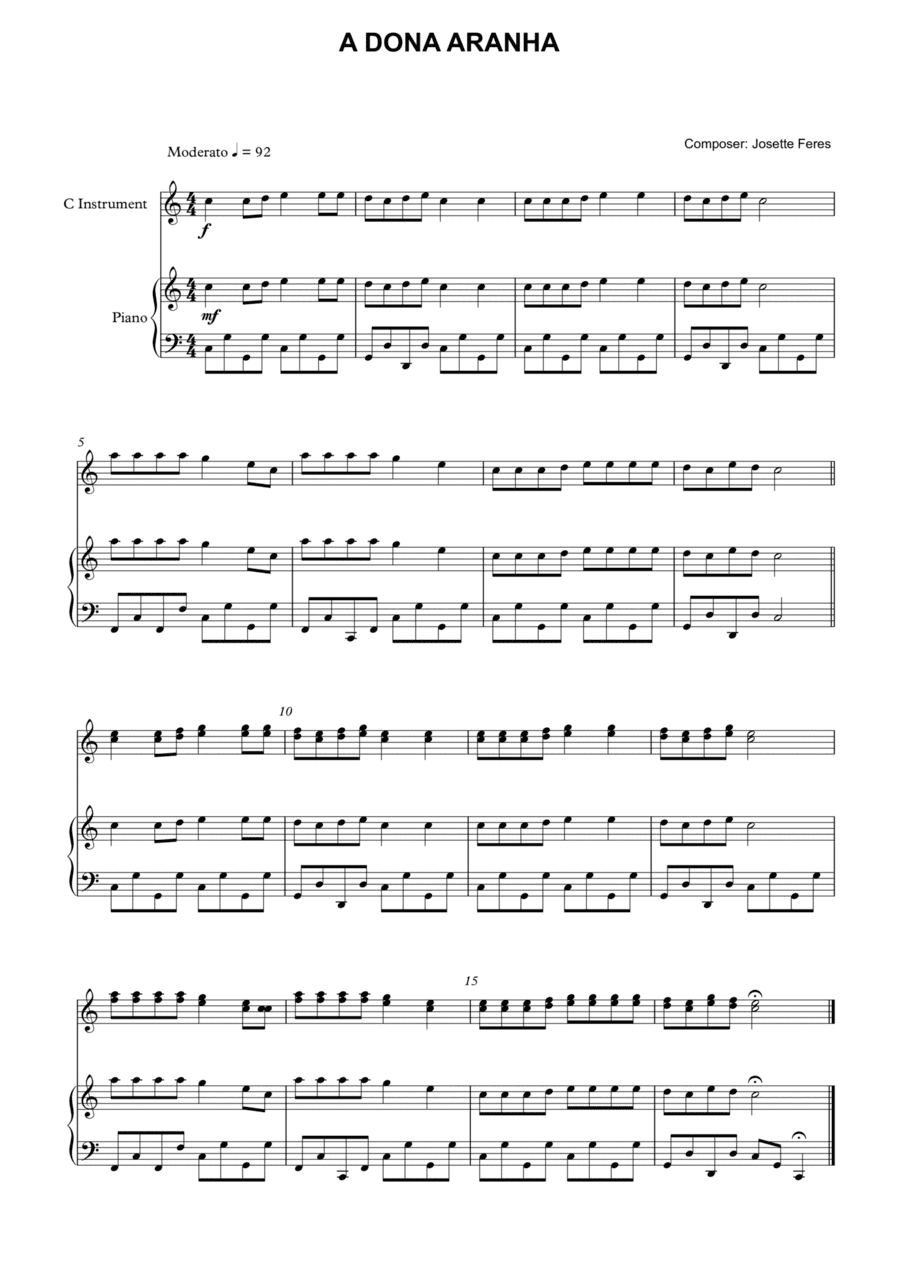 A DONA ARANHA (arr. Gerson Serafim)
