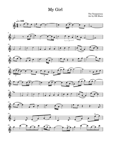 My Girl (arr. DK Music)