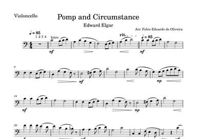 Pomp and Circumstance - Easy Arrangement (arr. Fabio Eduardo de Oliveira)