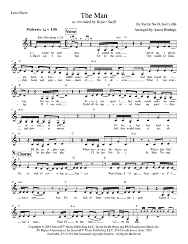 The Man (arr. Aaron Hettinga)