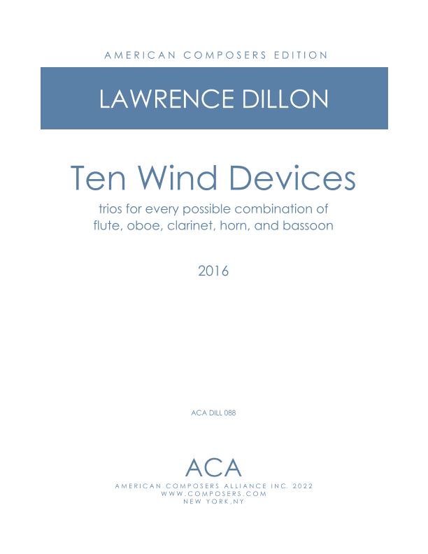 [Dillon] Ten Wind Devices