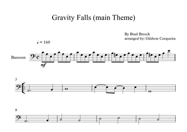 Gravity Falls (main Theme) (arr. Gildson Cerqueira)